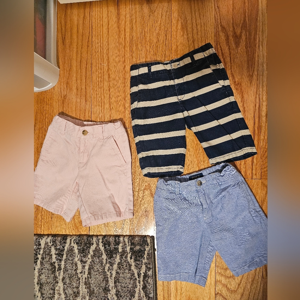3 pairs boys shorts size 4T